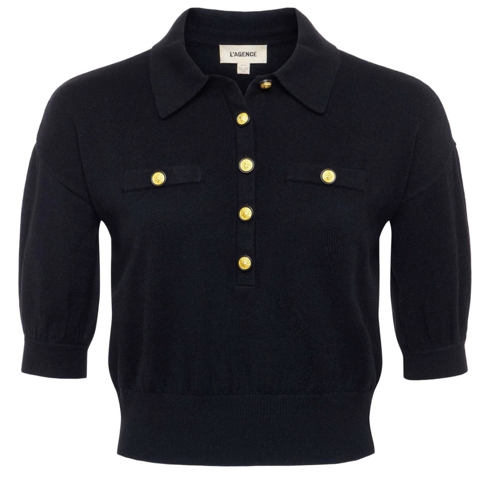 L’AGENCE Masaki Cropped Sweater